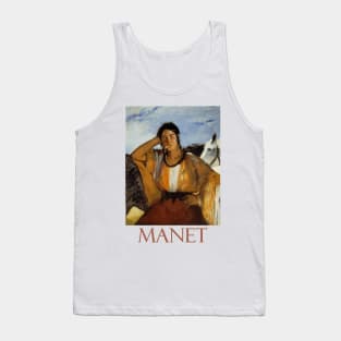 Gypsy with a Cigarette by Edouard Manet Tank Top